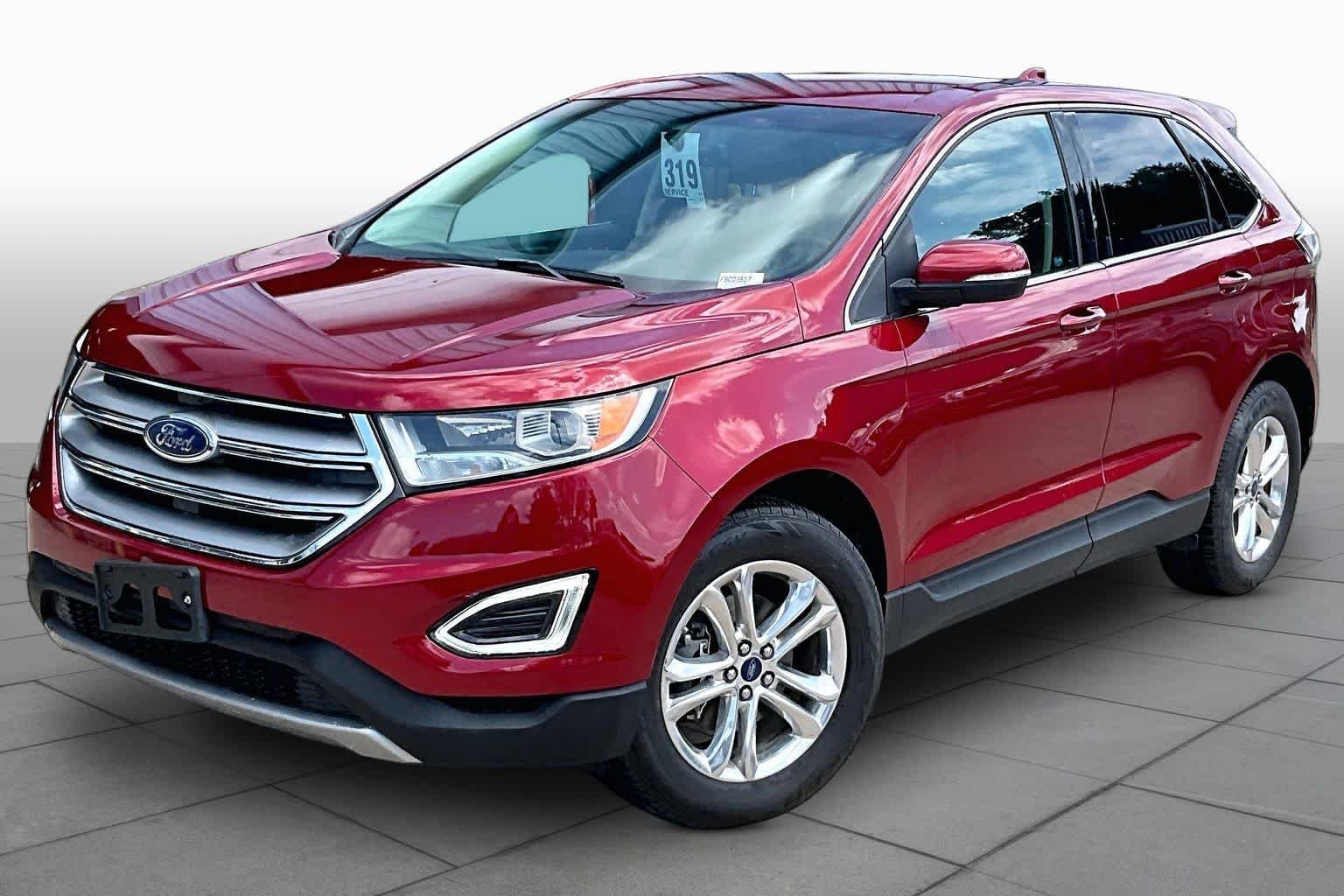 Used 2015 Ruby Red Metallic Tinted Clearcoat Ford SEL image 35