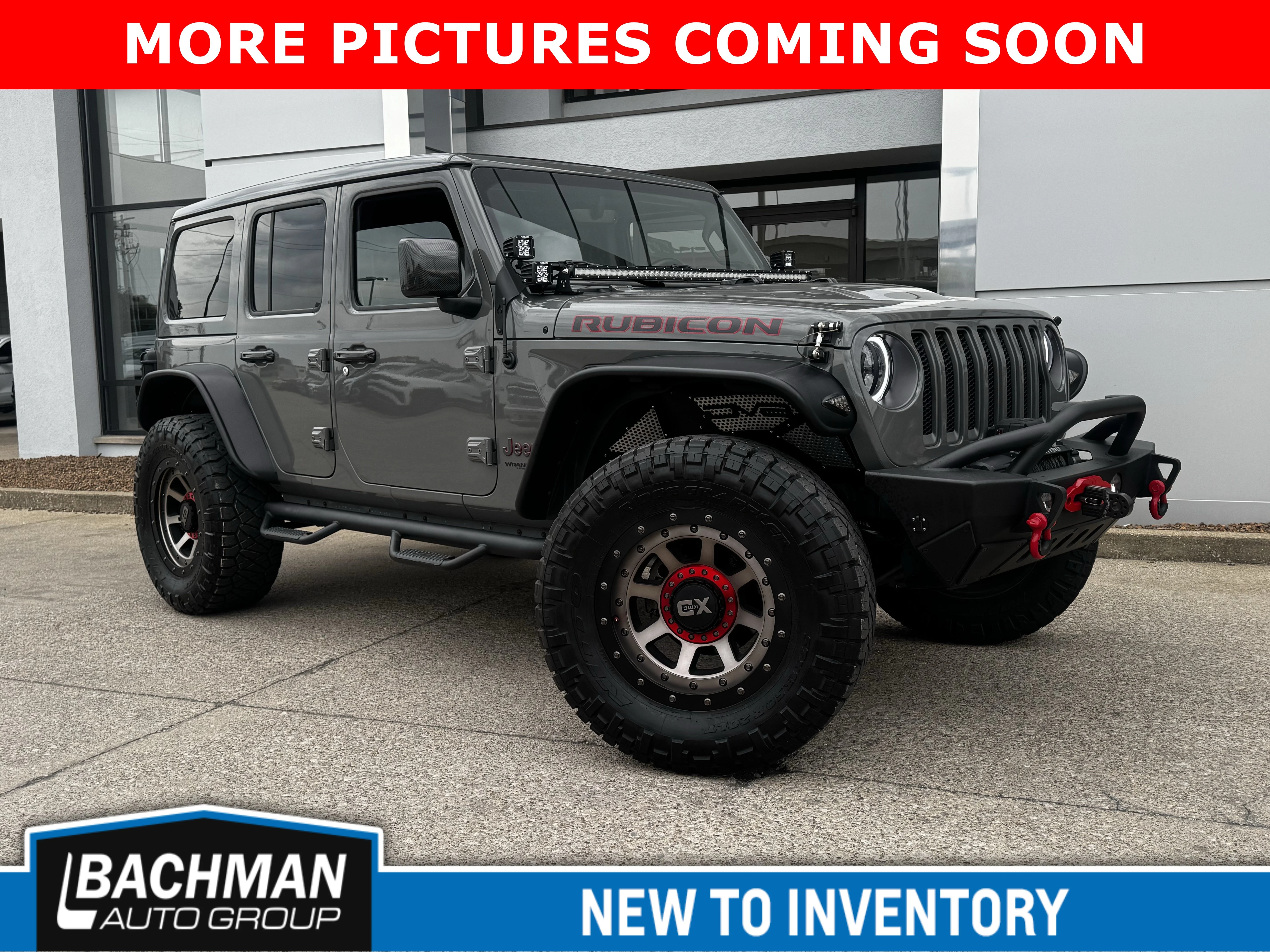 Used 2019 Sting-Gray Clearcoat Jeep Rubicon image 1