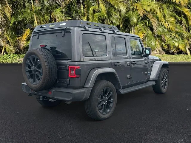Certified Used 2021 Gray Jeep Unlimited Sahara 4xe image 6
