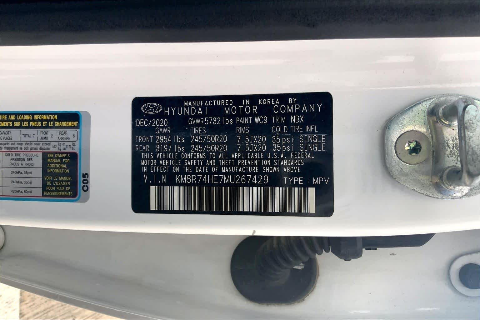 Used 2021 Hyper White Hyundai Calligraphy image 27