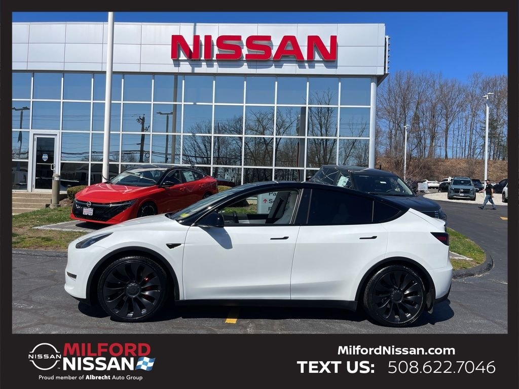 Used 2022 Tesla Model Y Performance with VIN 7SAYGDEF3NF485572 for sale in Milford, MA