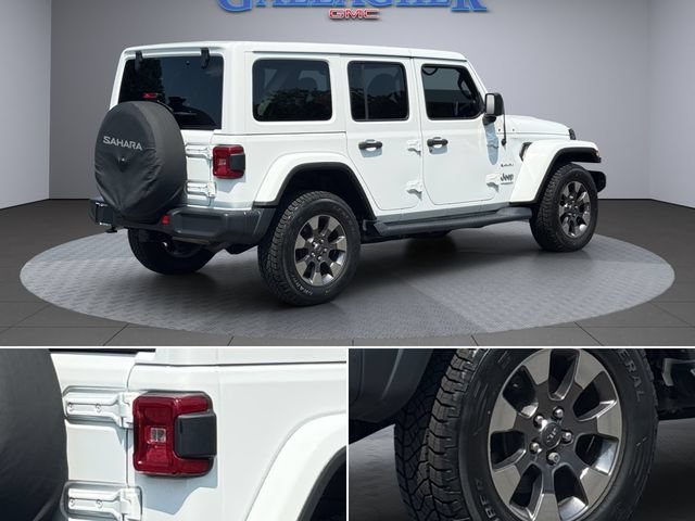 Used 2018 White Jeep Sahara 4x4 image 5
