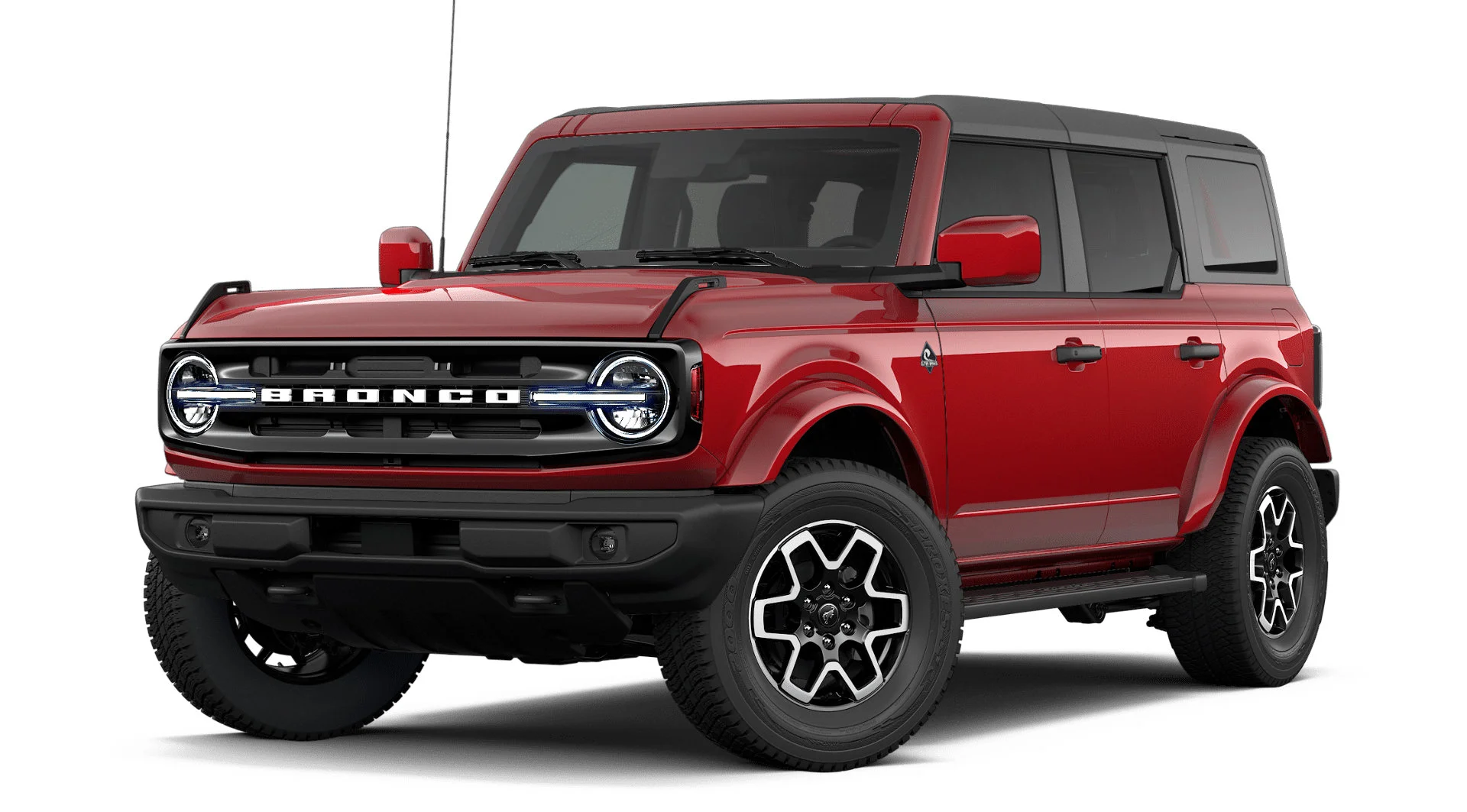 New 2026 Ruby Red Metallic Tinted Clearcoat Ford Outer Banks® image 1