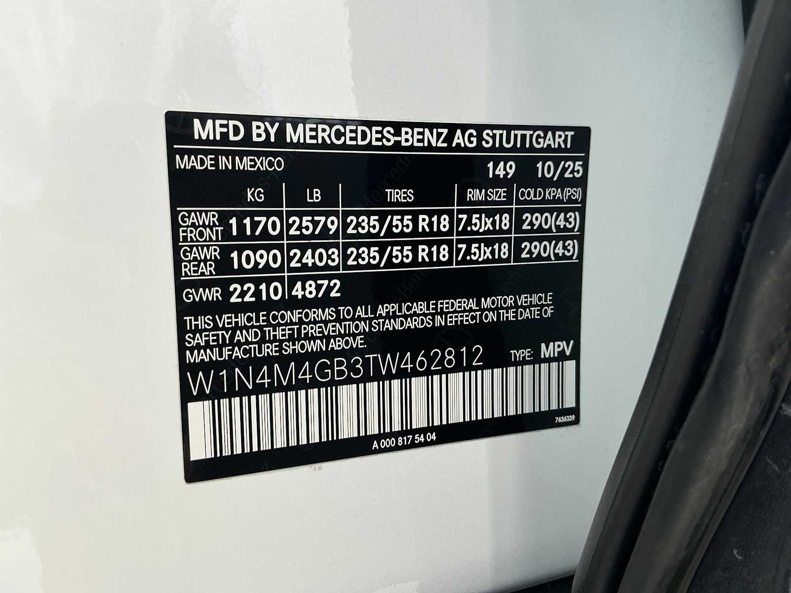 Certified Used 2026 Polar White Mercedes-Benz GLB 250 image 29