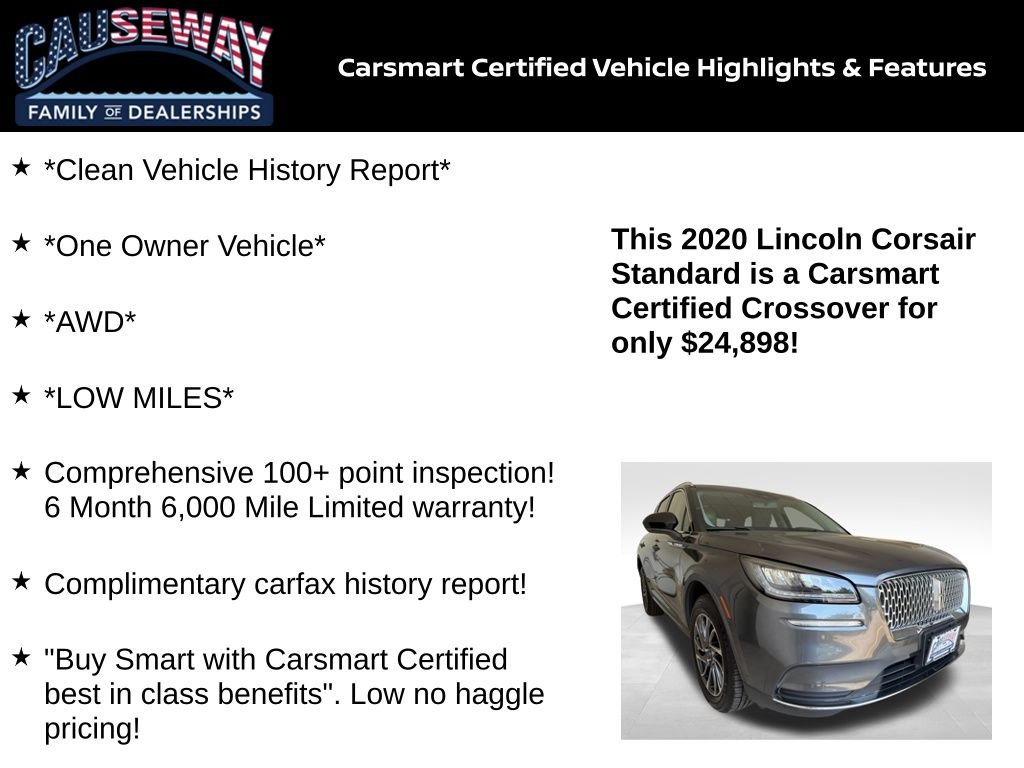 Used 2020 Gray Lincoln Standard image 2