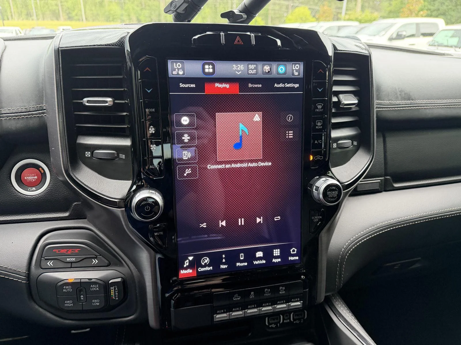 Used 2022 Diamond Black Crystal Pearlcoat Ram TRX image 11