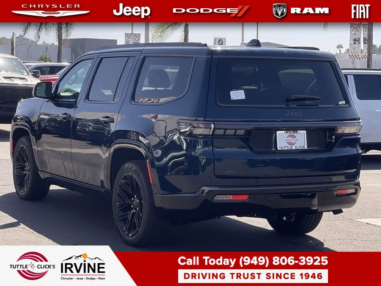 New 2026 Fathom Blue Pearl-Coat Exterior Paint Jeep Limited Reserve image 10