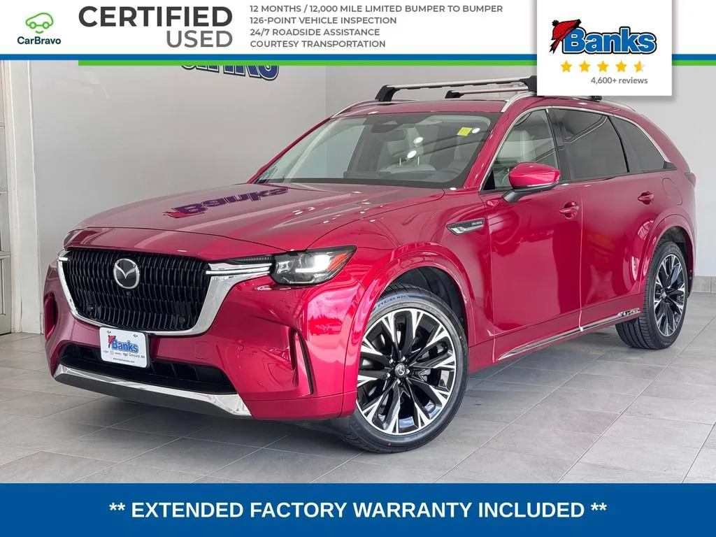 Certified Used 2024 Red Mazda 3.3 Turbo S Premium image 1