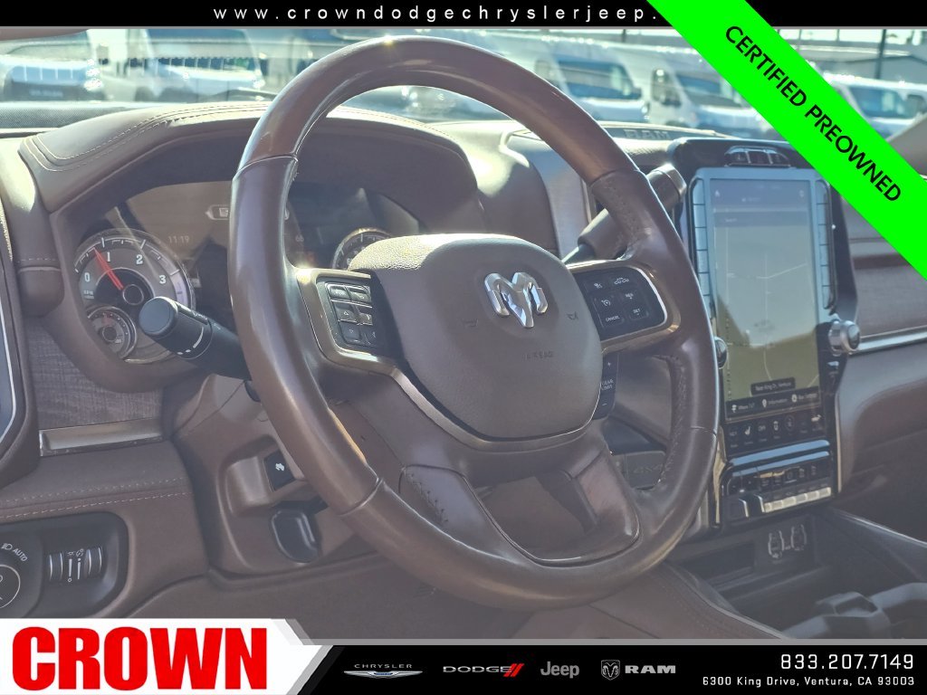 Certified Used 2021 White Ram Limited Longhorn image 19