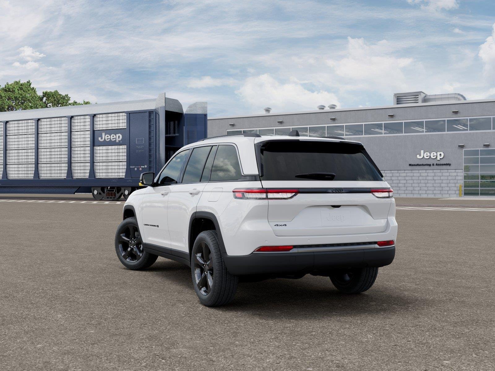 New 2027 Bright White Clear-Coat Paint Jeep Limited image 3