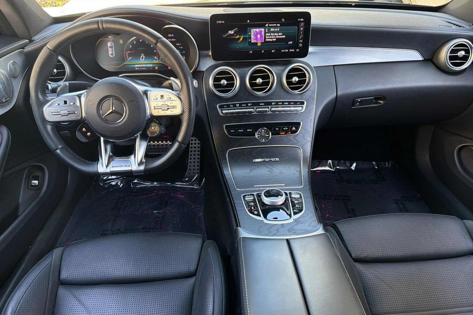 Used 2020 Black Mercedes-Benz C 63 AMG® image 3