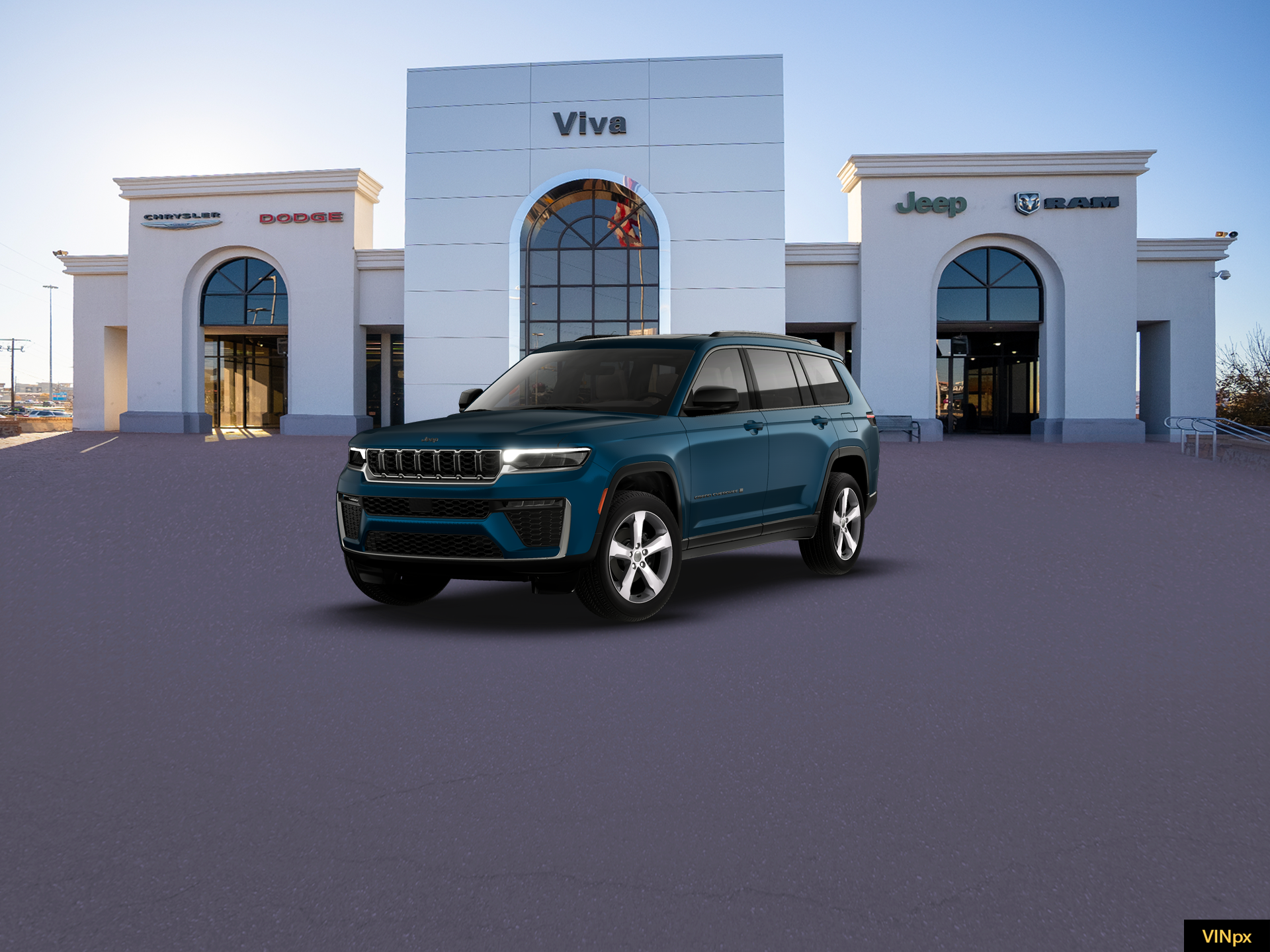 New 2026 Fathom Blue Pearl-Coat Exterior Paint Jeep Limited image 1