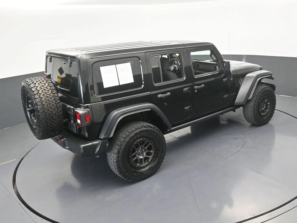 Used 2022 Black Clearcoat Jeep Unlimited Sport image 52