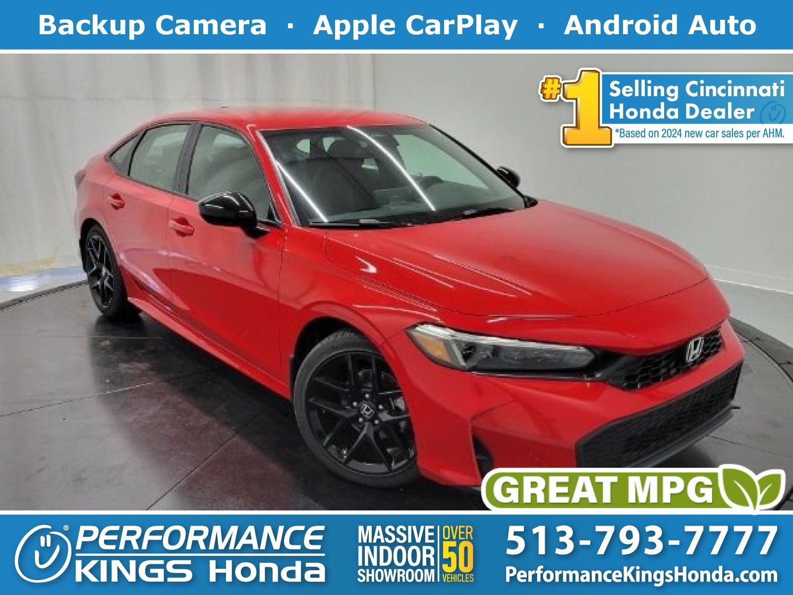 Certified Used 2026 Rallye Red Honda Sport image 1