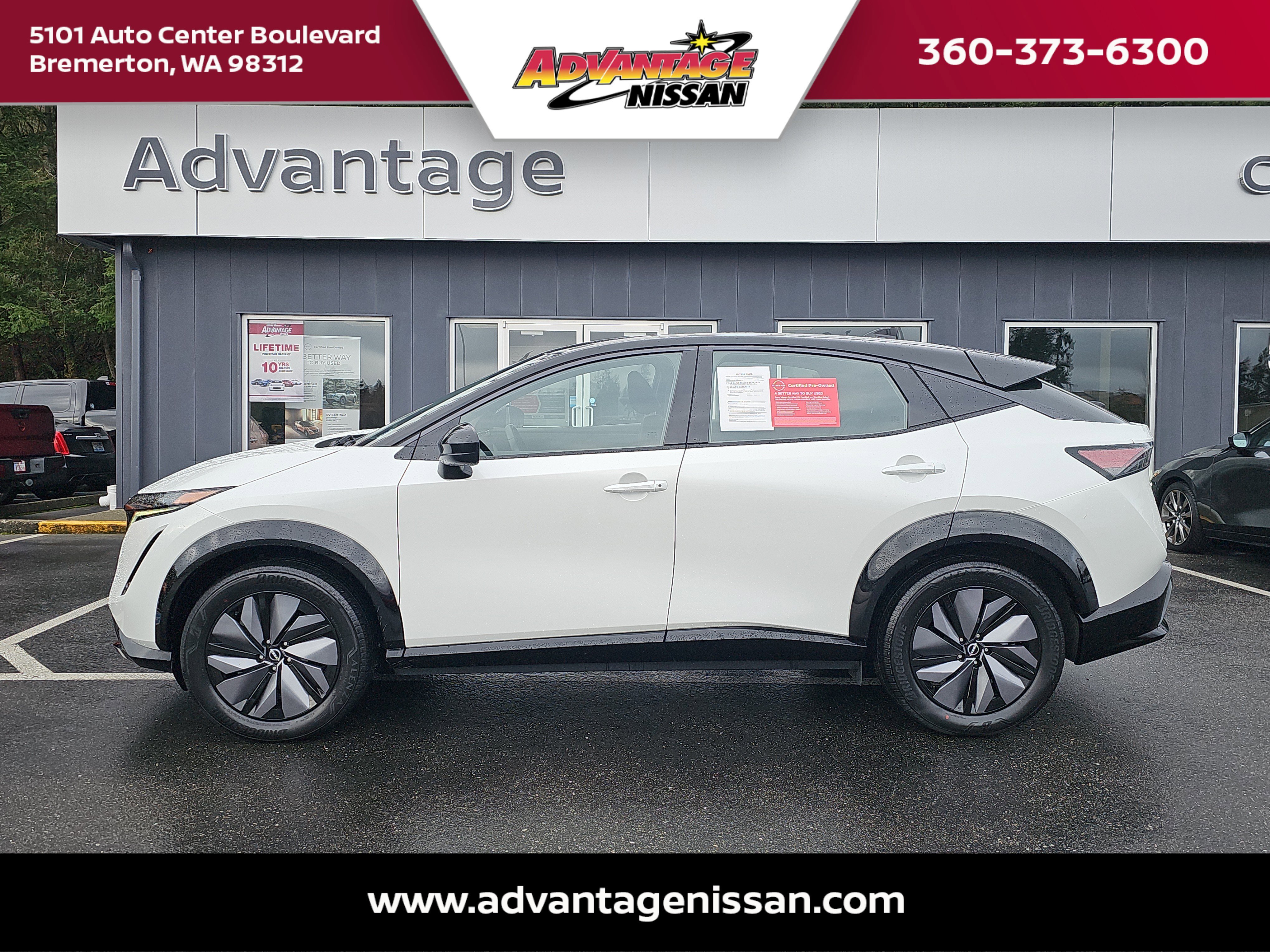 Used 2023 Nissan Ariya Engage with VIN JN1CF0BB7PM710318 for sale in Bremerton, WA