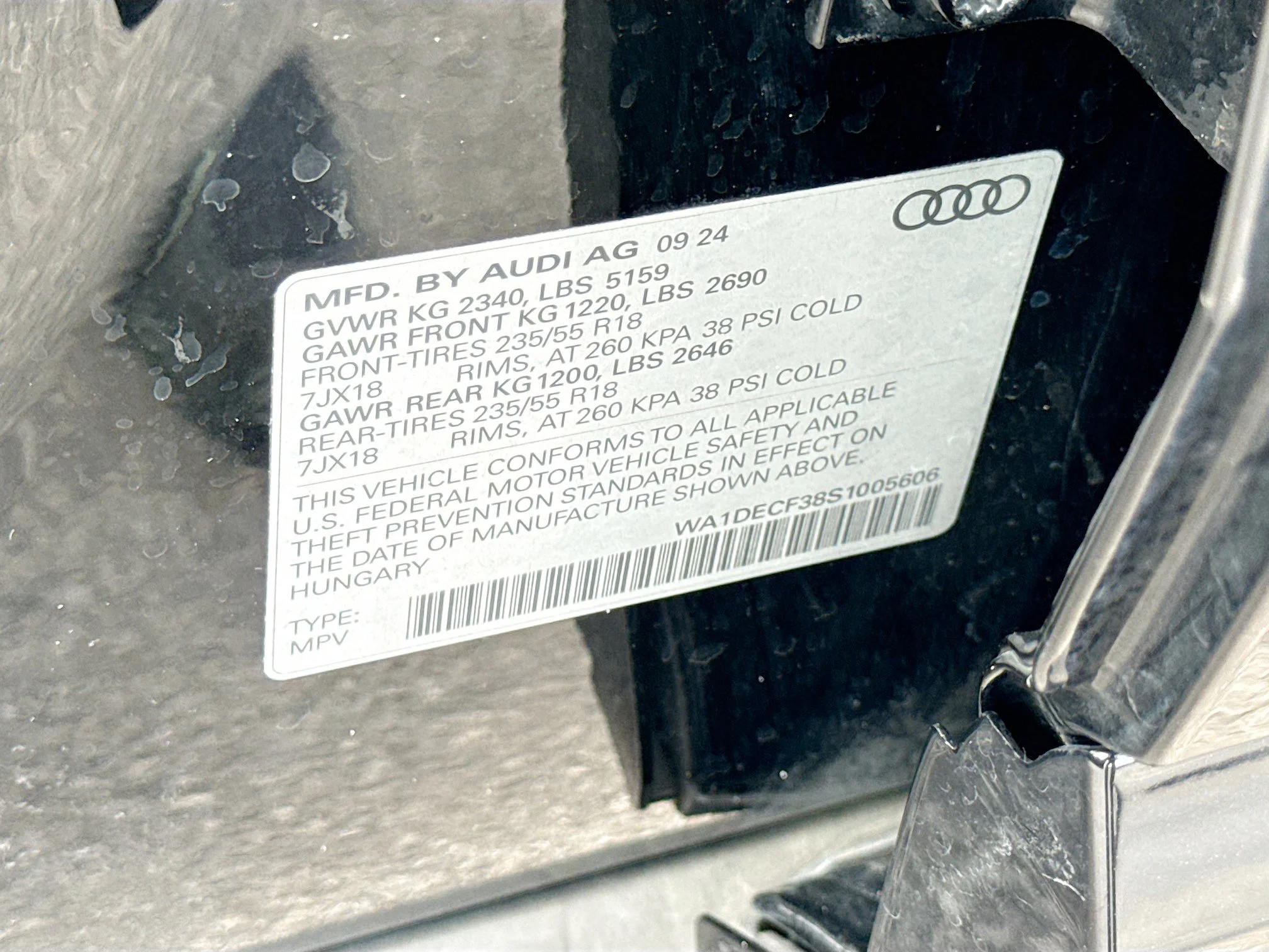 Used 2025 Mythos Black Metallic Audi S line Premium image 44