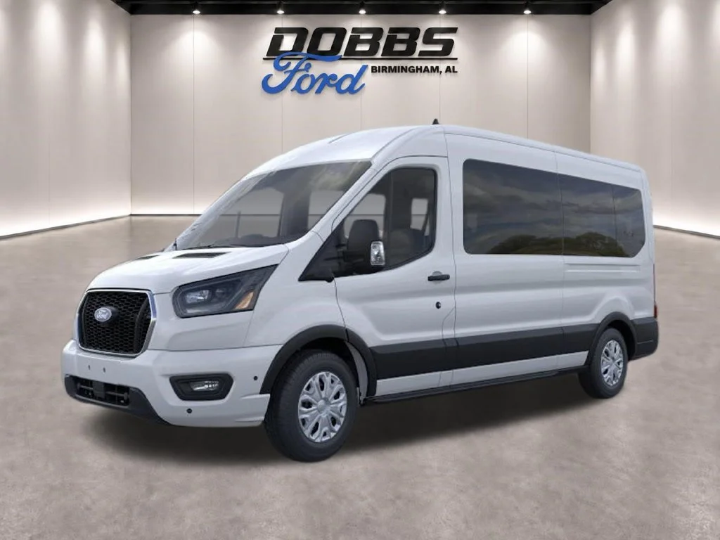 New 2026 Oxford White Ford Passenger Van XLT image 3