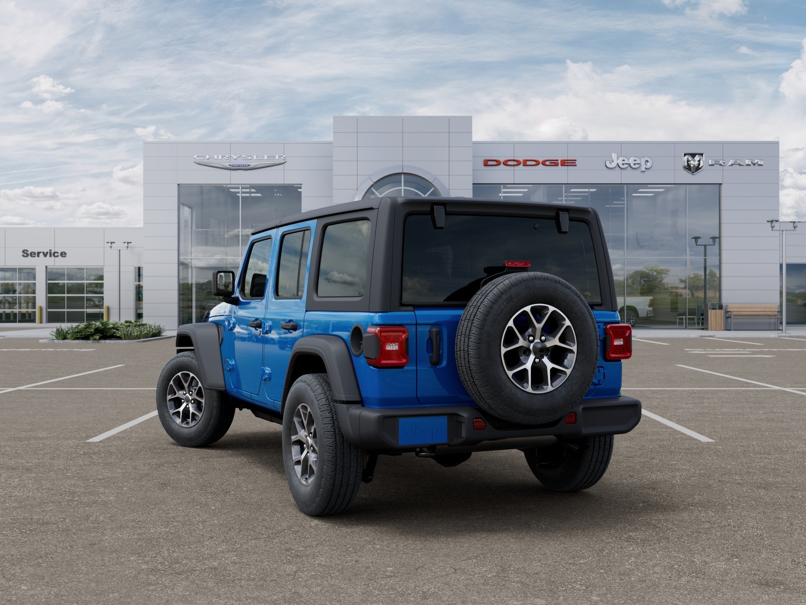New 2026 Hydro Blue Pearl-Coat Exterior Paint Jeep Sport S image 21