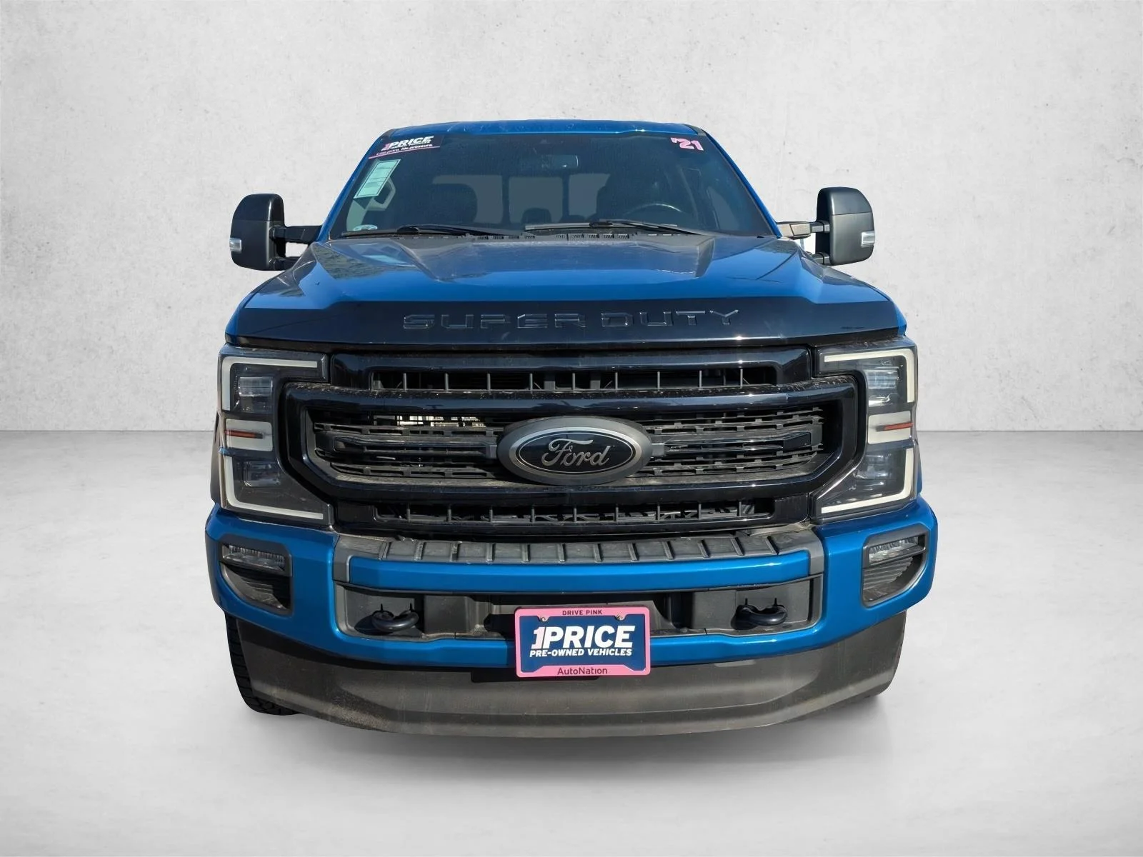 Certified Used 2021 Velocity Blue Metallic Ford LARIAT image 2