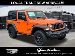 Orange 2019 Jeep Wrangler SUV / Crossover Four-Wheel Drive