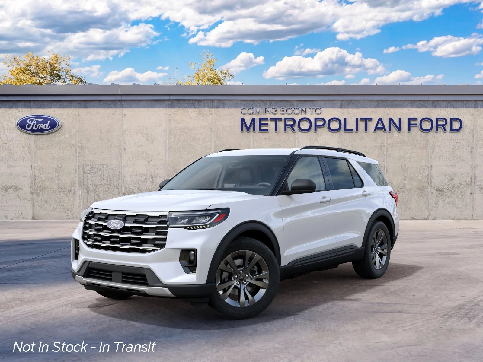 New 2027 Star White Metallic Tri-Coat Ford Active image 2