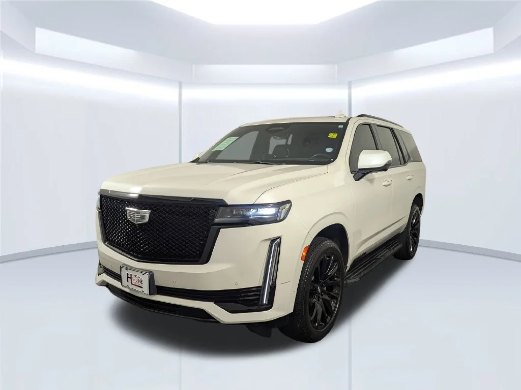 Used 2021 White Cadillac Sport image 2