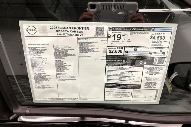 New 2026 Super Black Nissan SV image 37