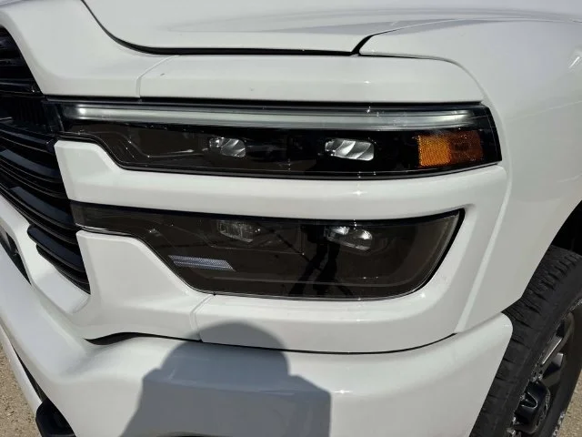 New 2027 Bright White Clear-Coat Exterior Paint RAM Laramie image 9