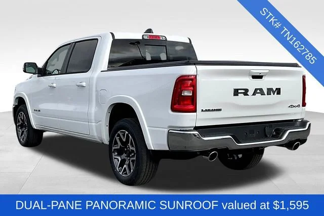 New 2026 Bright White Clear-Coat Exterior Paint RAM Laramie image 3