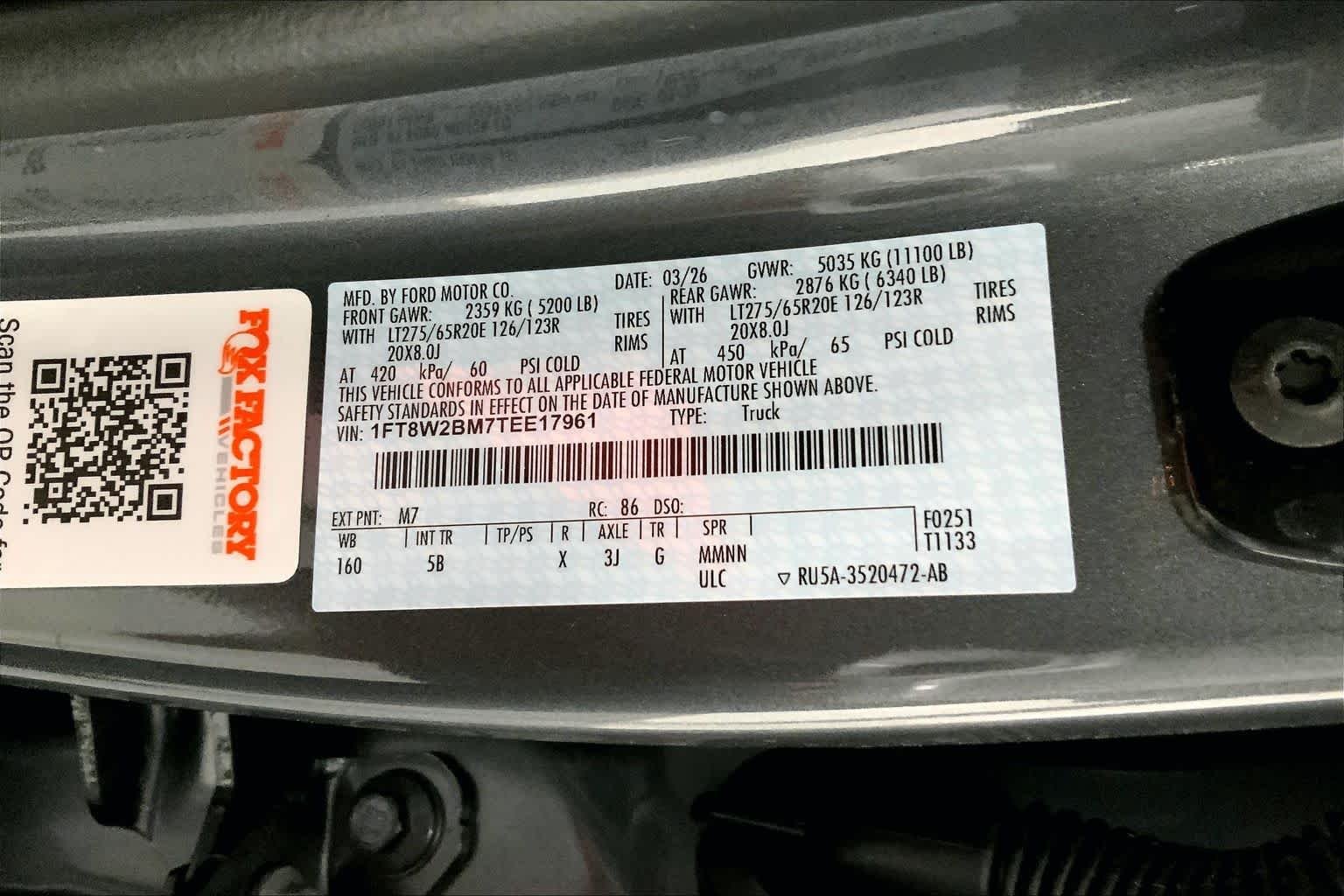 New 2026 Carbonized Gray Metallic Ford F-250® Lariat® image 20