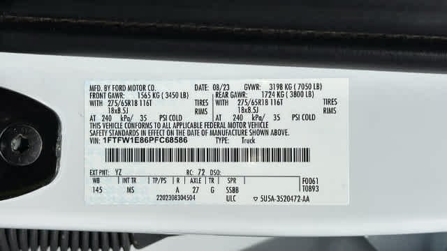 Used 2023 Oxford White Ford XLT image 10