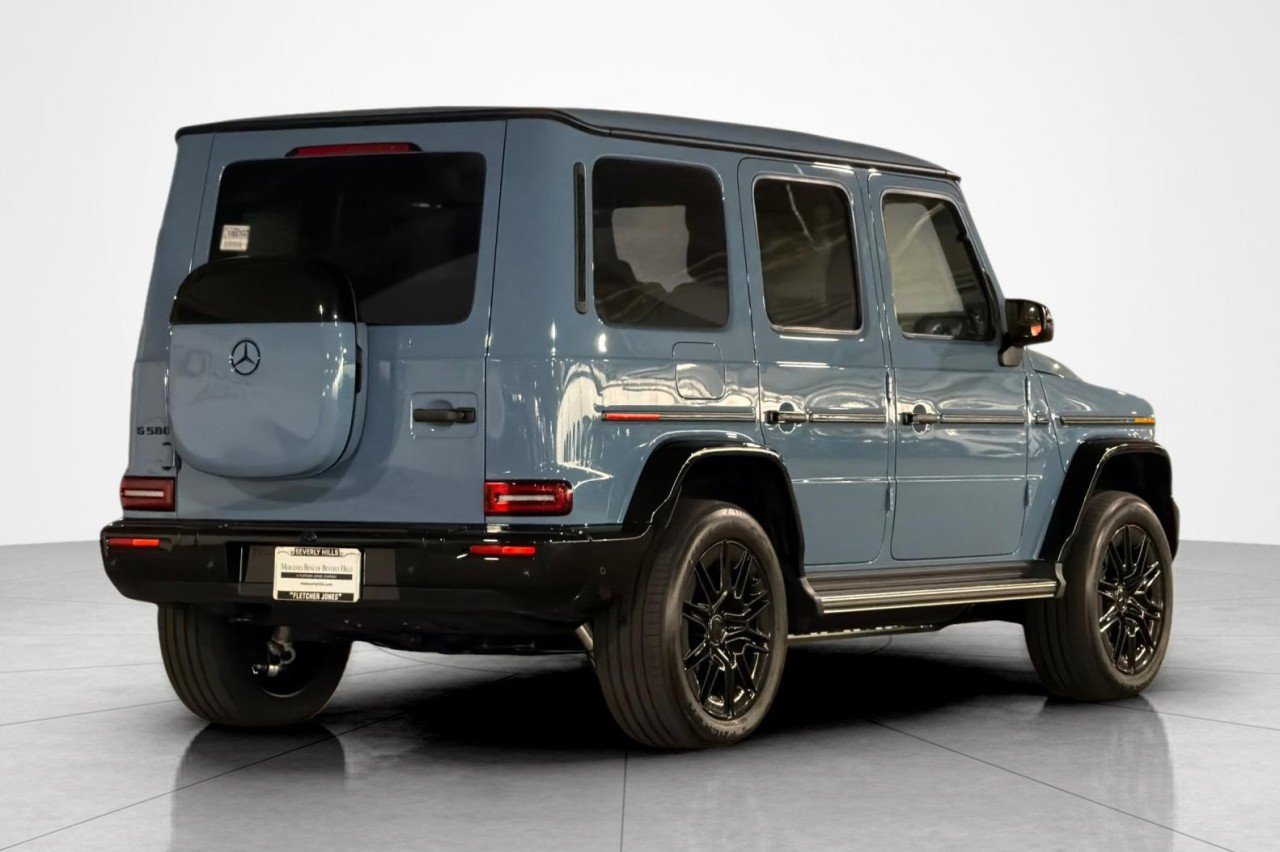 New 2027 MANUFAKTUR China Blue Mercedes-Benz G 580e SUV image 5