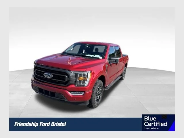 Used 2021 Red Ford XLT image 1