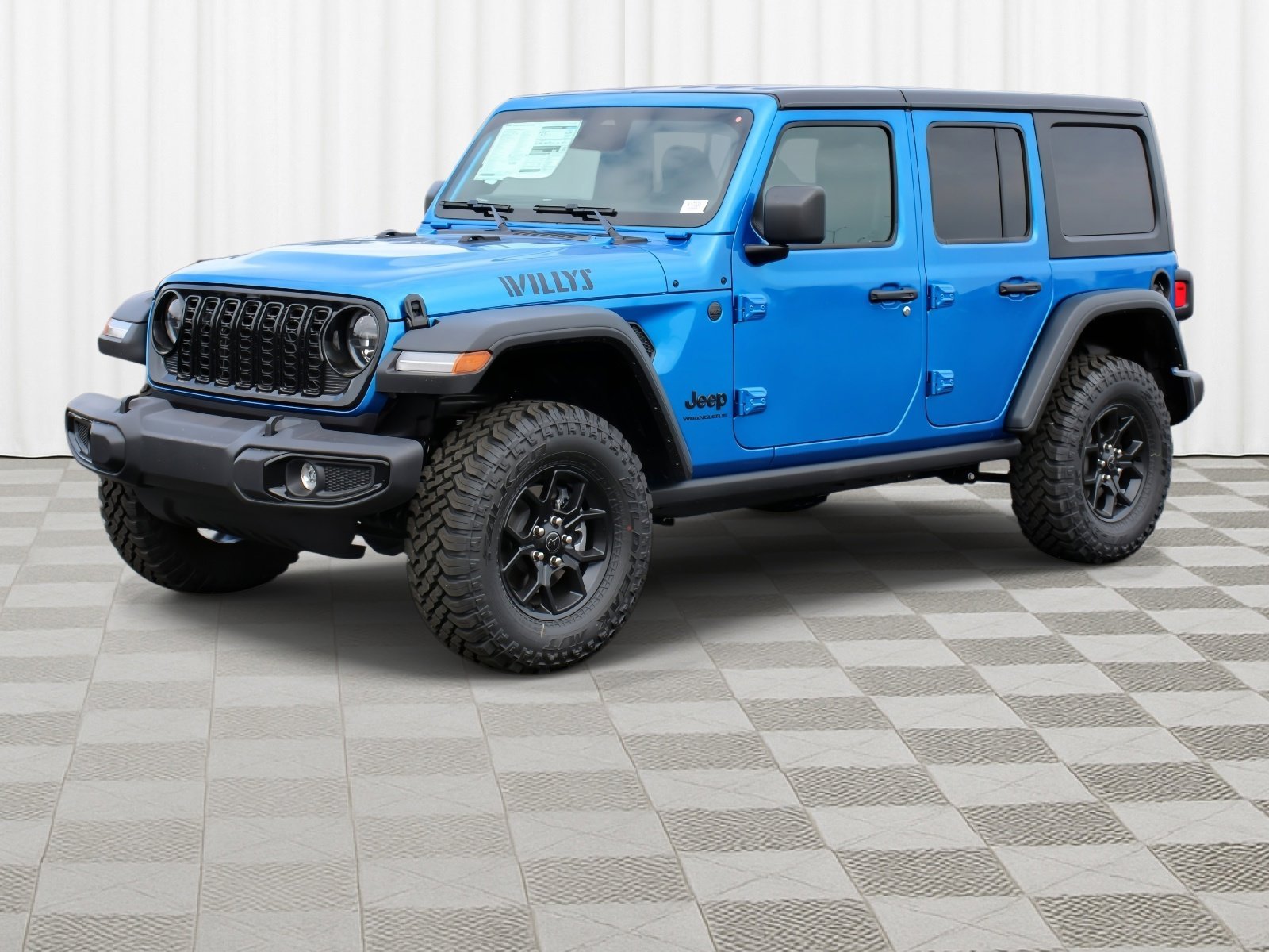 New 2026 Hydro Blue Pearl-Coat Exterior Paint Jeep Willys image 35