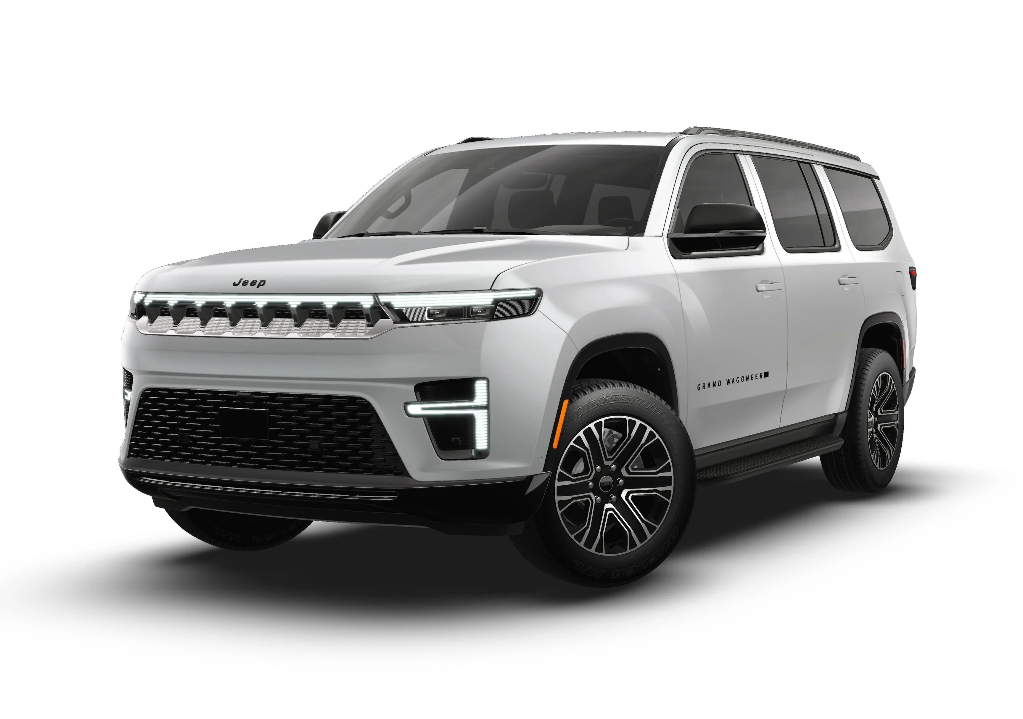 New 2026 Bright White Clear-Coat Exterior Paint Jeep Grand Wagoneer image 1
