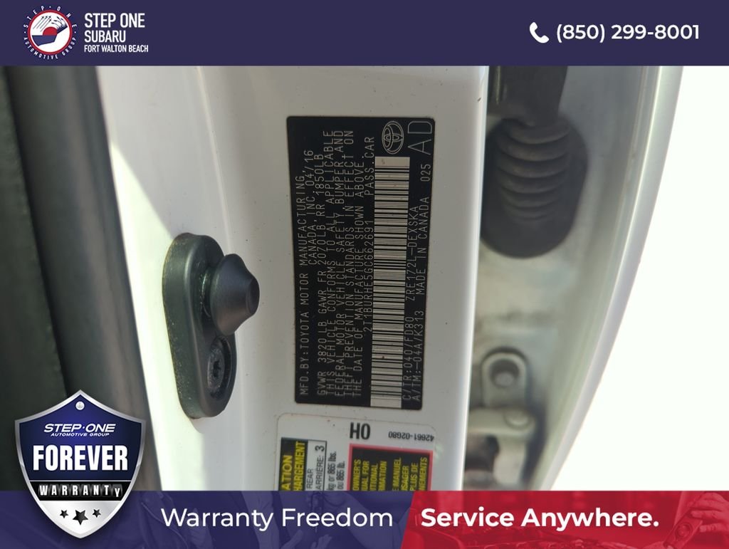 Used 2016 White Toyota S Plus image 12