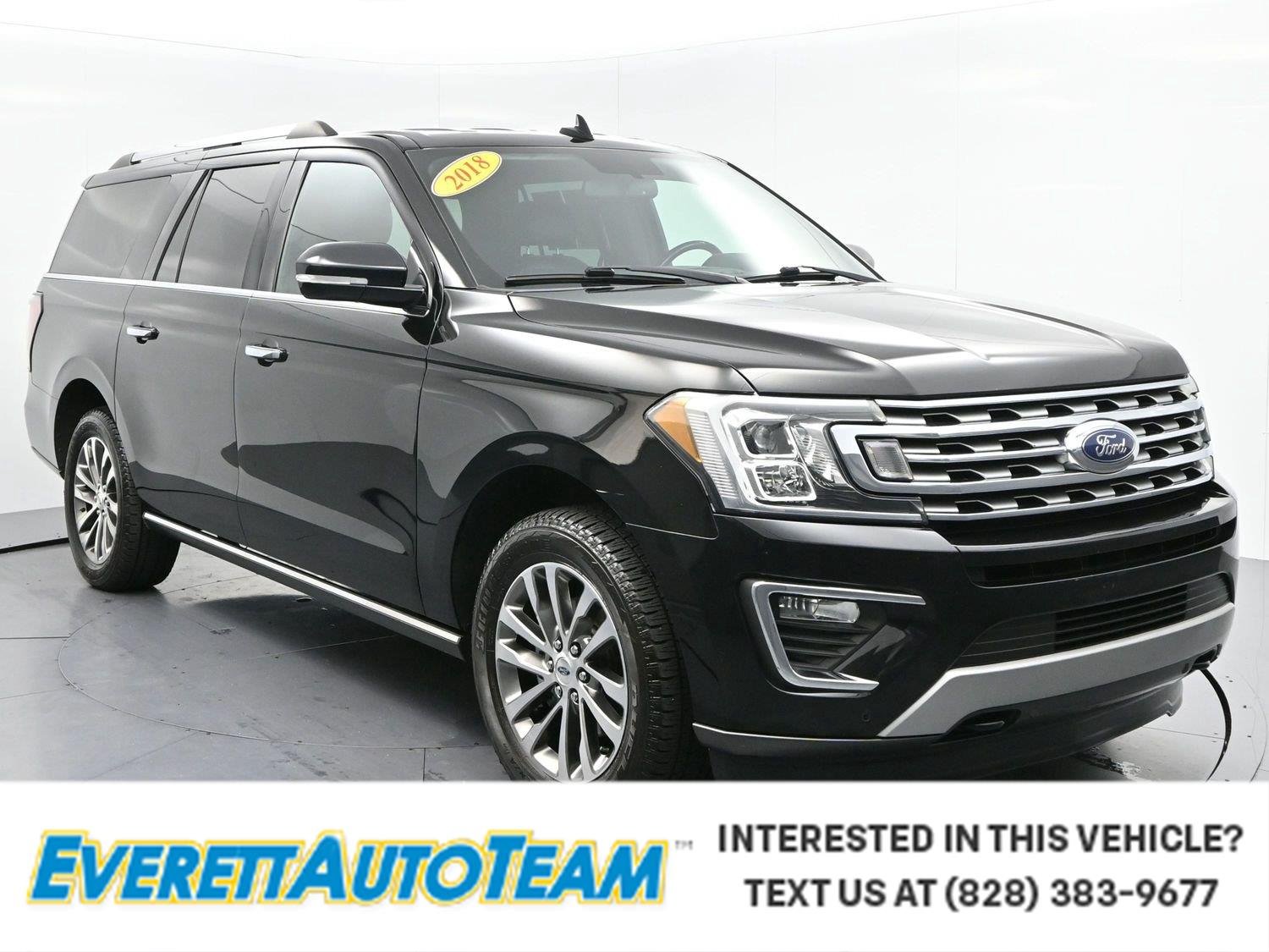 Used 2018 Shadow Black Ford Limited image 1
