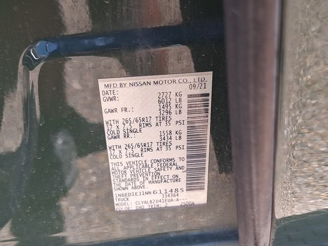 Used 2022 Green Nissan SV image 14