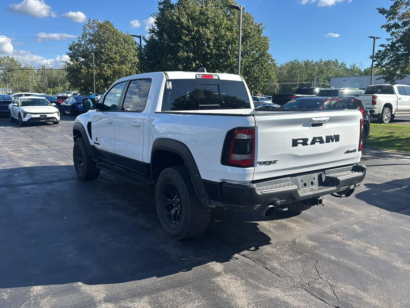 Used 2021 Bright White Clearcoat Ram TRX image 7