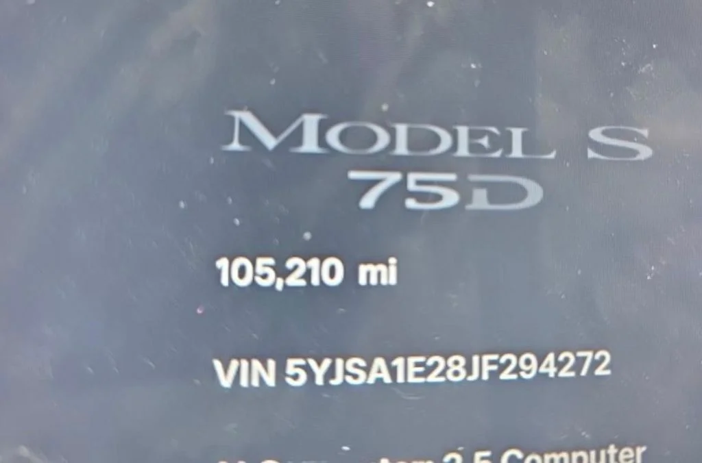 Used 2018 White Tesla 75D image 10