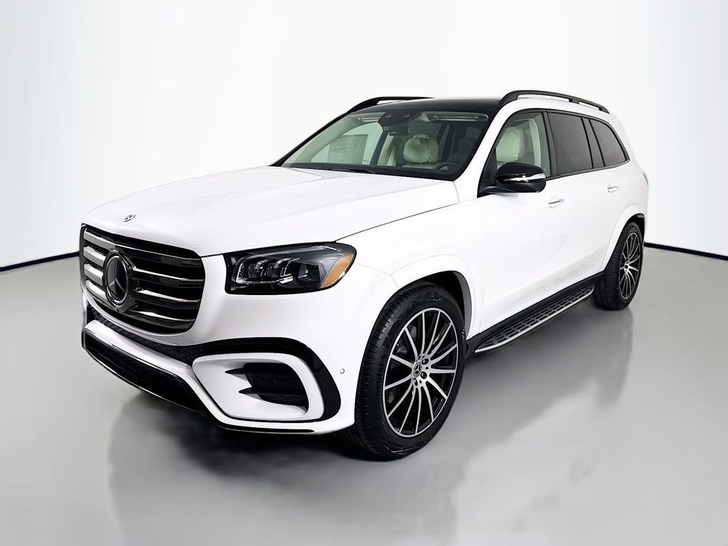 New 2026 MANUFAKTUR Moonlight White Metallic Mercedes-Benz GLS 580 image 35