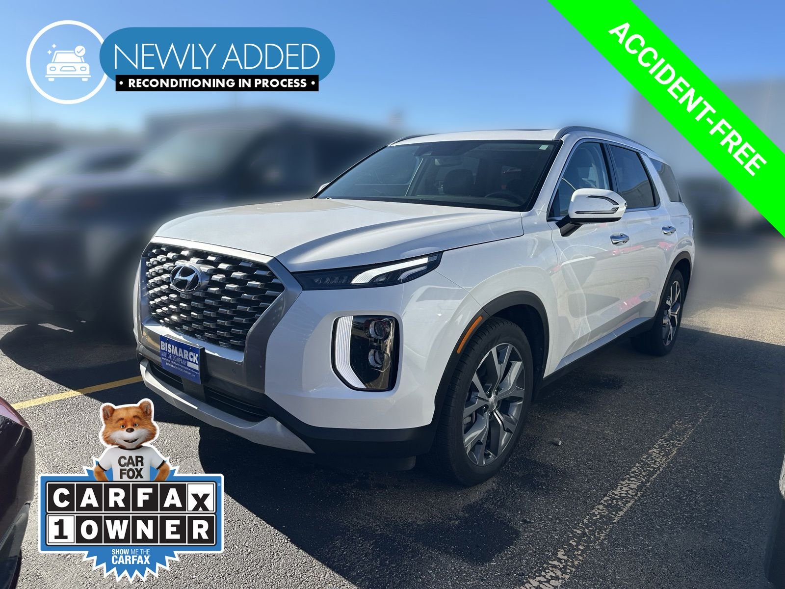 Used 2021 White Hyundai SEL image 1