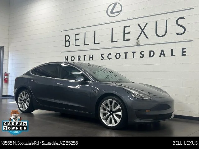 Used 2019 Gray Tesla Long Range image 1