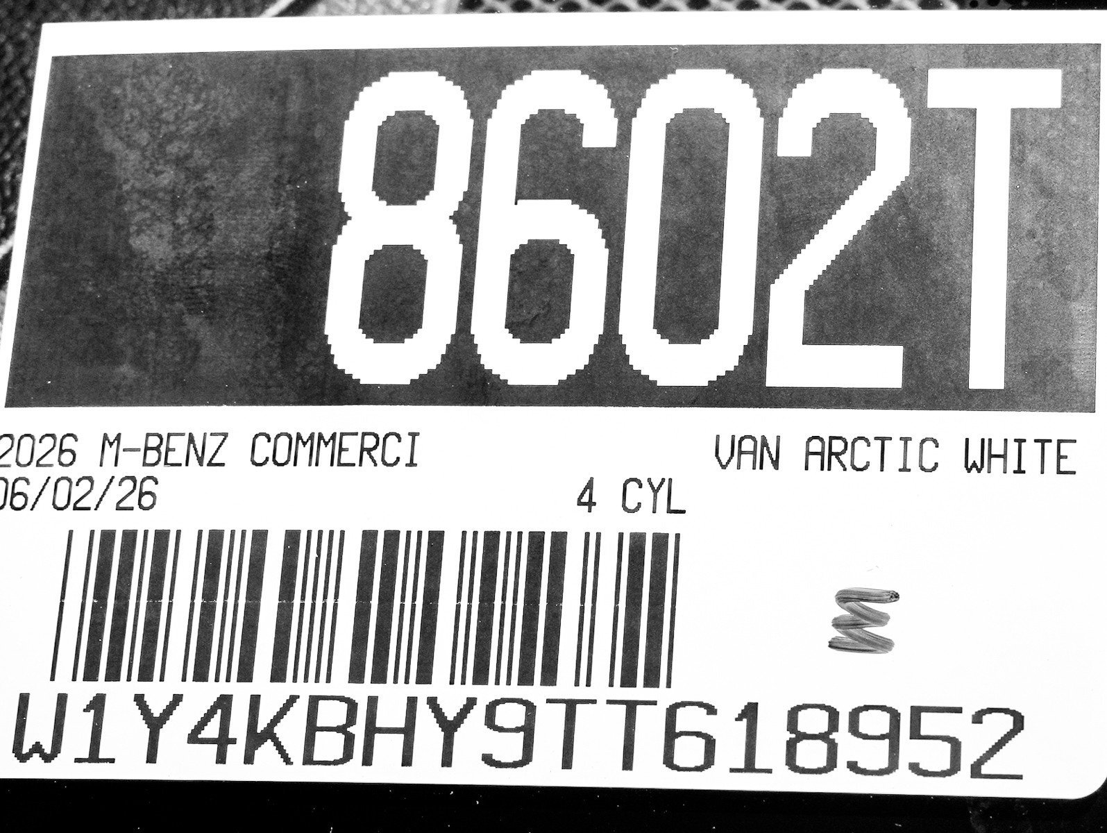 New 2026 Arctic White Mercedes-Benz 2500 Standard Roof I4 Diesel 144 Worker RWD image 23