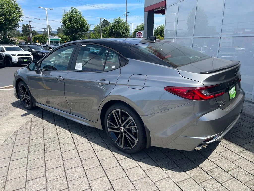 New 2026 Heavy Metal with Midnight Black Metallic roof Toyota XSE image 3