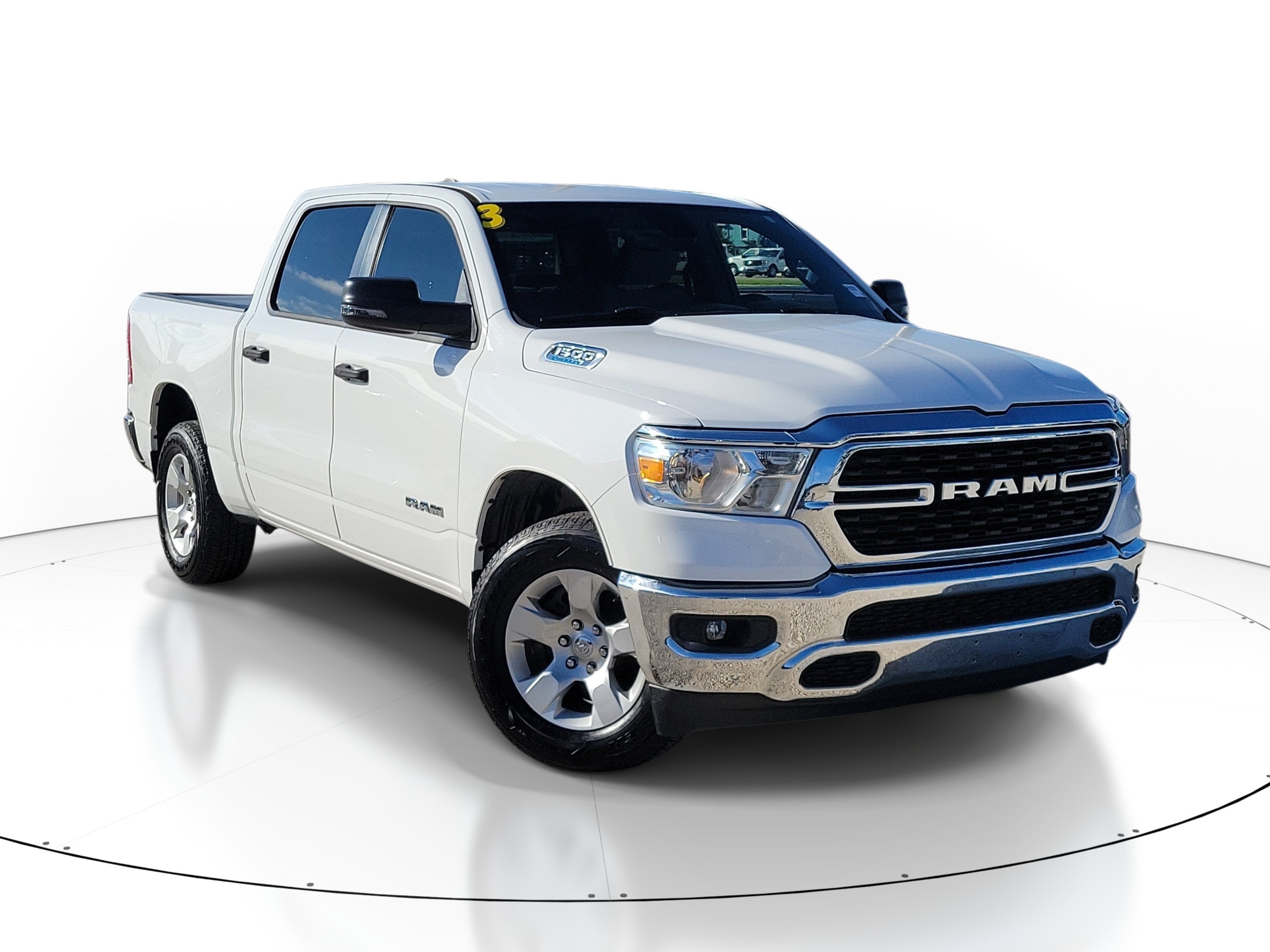 Used 2023 Bright White Clearcoat Ram Big Horn image 1