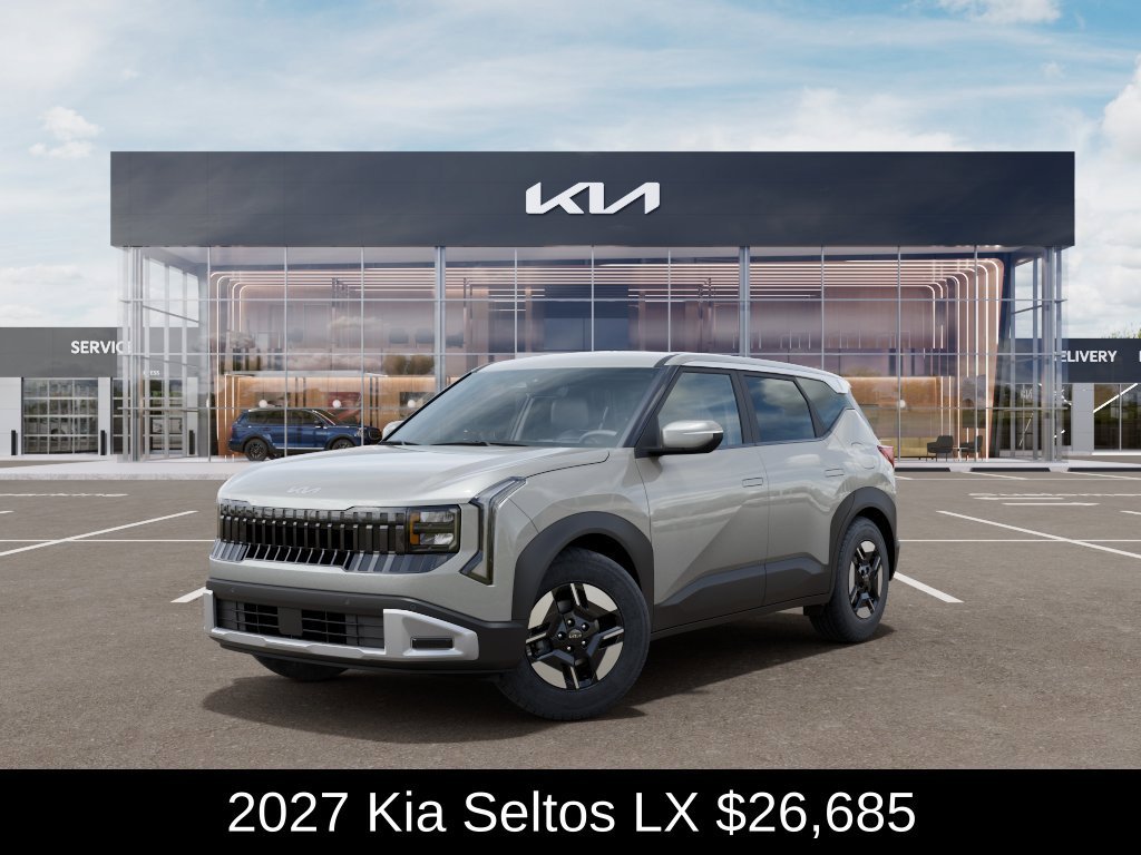 New 2027 Ivory Silver Kia LX image 2
