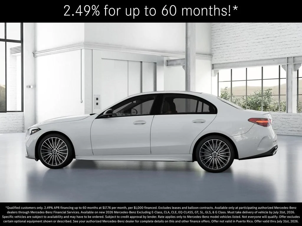 New 2026 Polar White Mercedes-Benz C 300 image 75