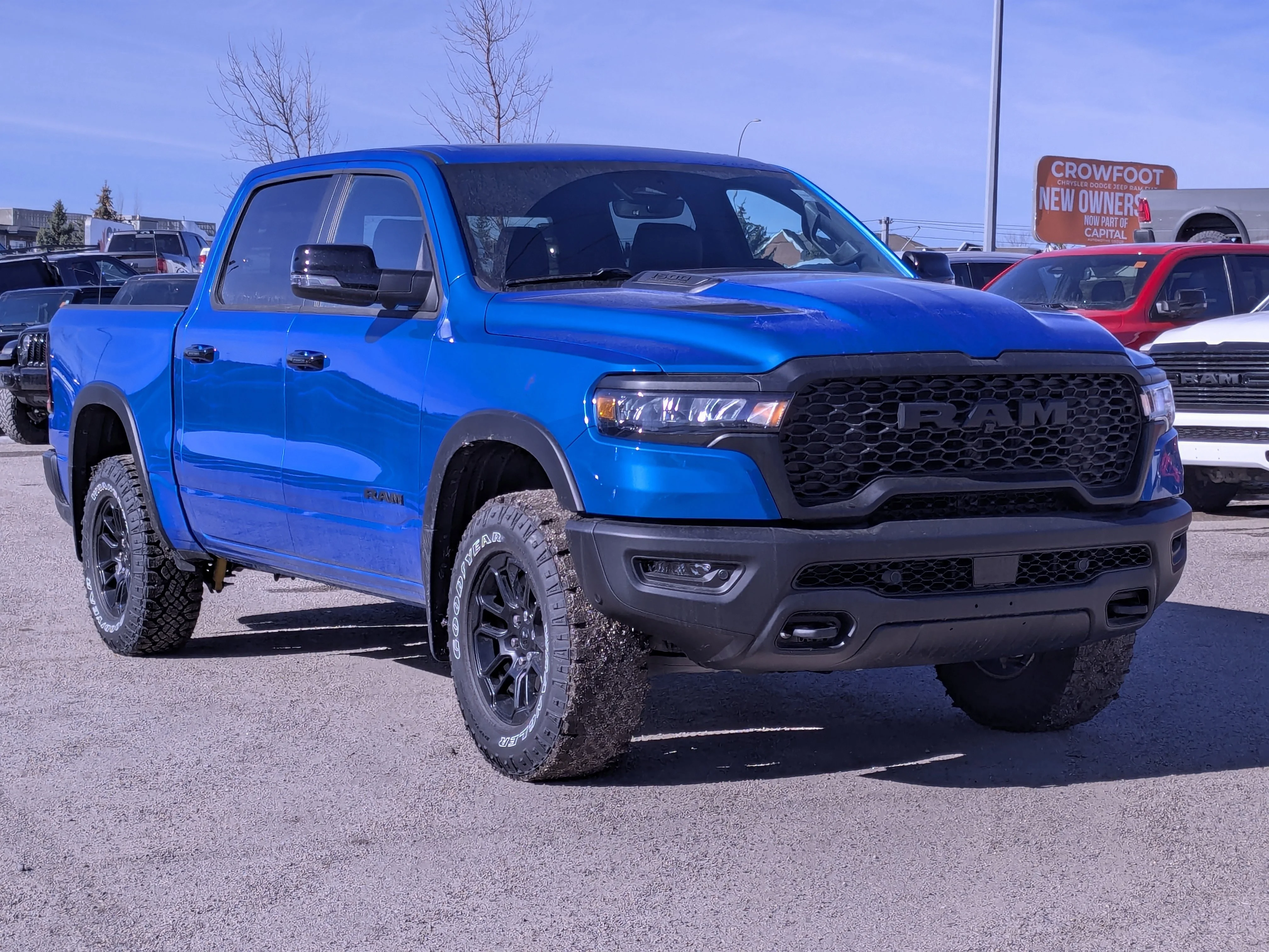 New 2026 Blue RAM Rebel - - Rebel Level 2 Equip Grp - Dual?Pane Panoramic Sunroof - Luxury Leather?Faced Seats - 3.0L image 2