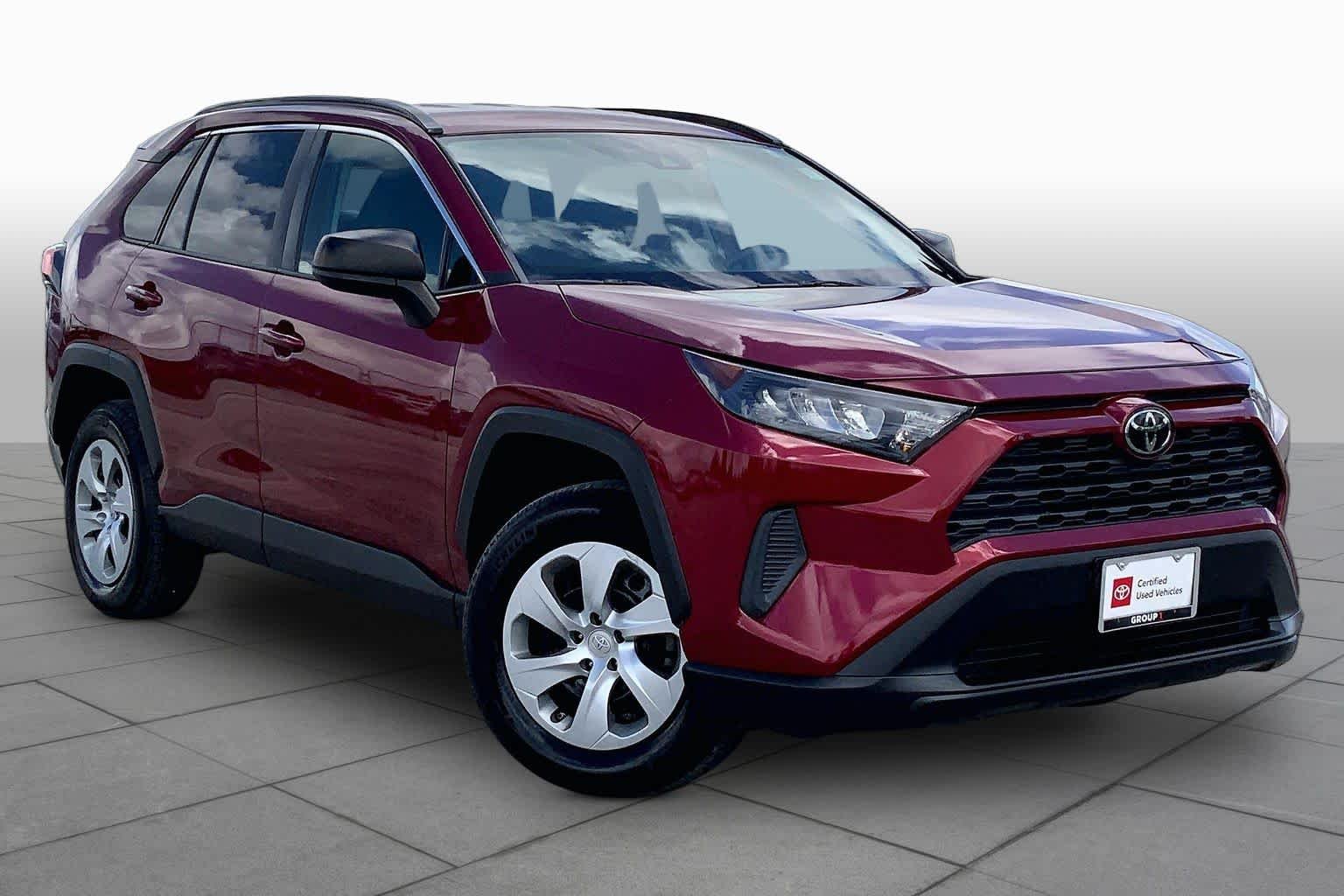 Used 2021 Ruby Flare Pearl Toyota LE image 3